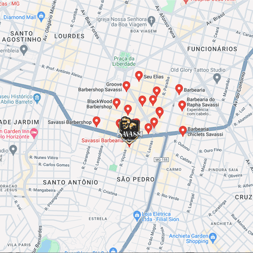 LOCALIZAÇÃO DO SALÃO E BARBEARIA